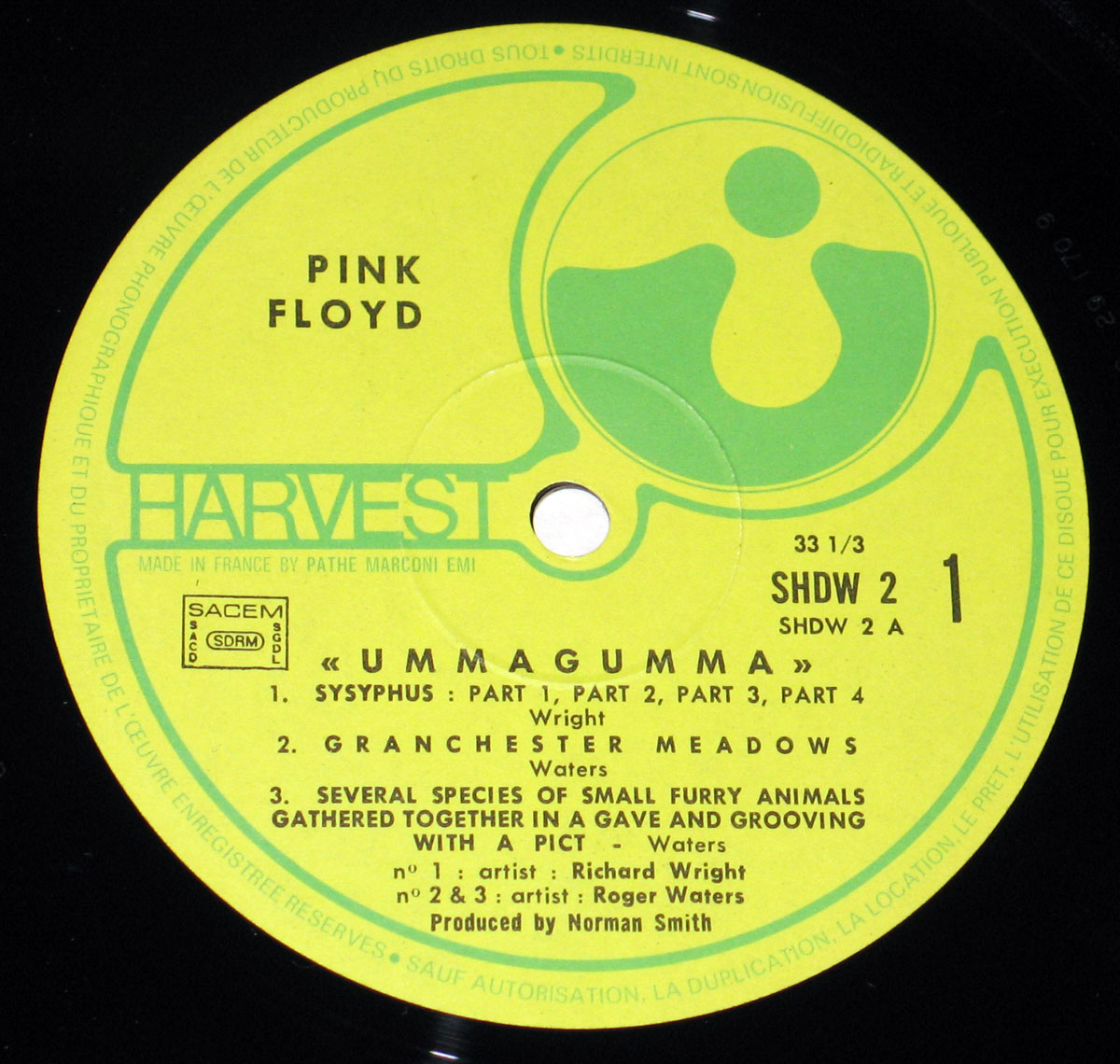High Resolution Photo #5 PINK FLOYD Umma Gumma France 